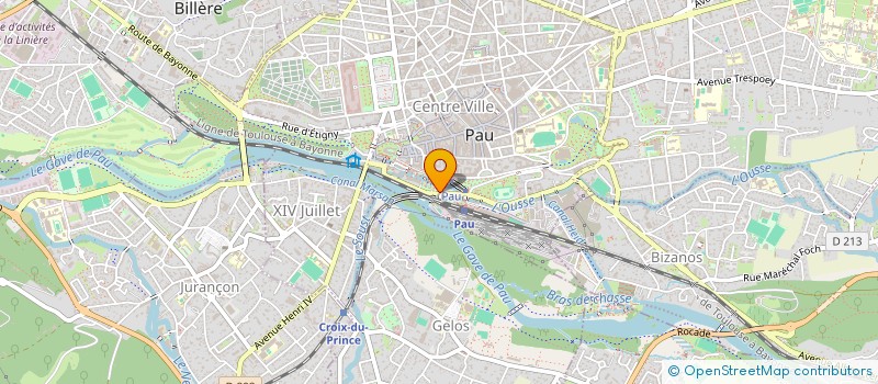 localisation de l'entreprise LE BUFFET DE LA GARE à PAU