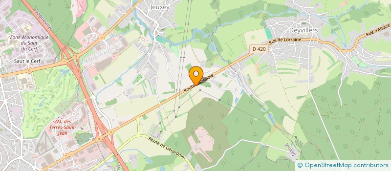 localisation de l'entreprise LE BUFFET FRANCAIS  JEUXEY