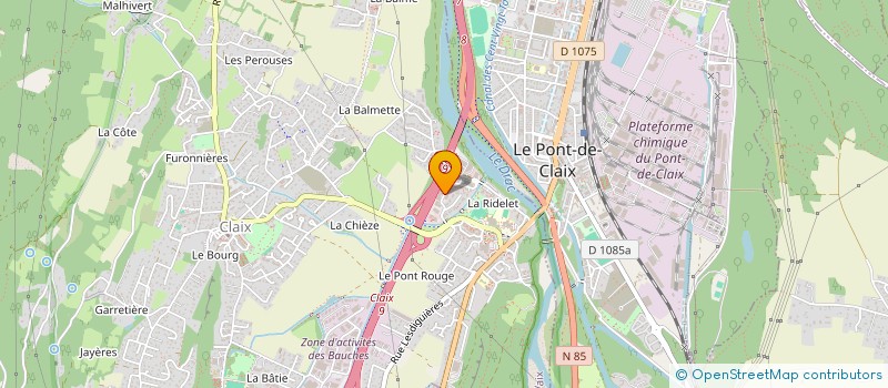 localisation de l'entreprise LE BUFFET PROVENCAL  CLAIX