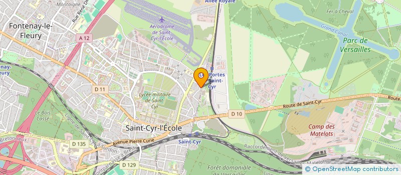 localisation de l'entreprise LE BUGUE PARIS à SAINT-CYR-L'ECOLE