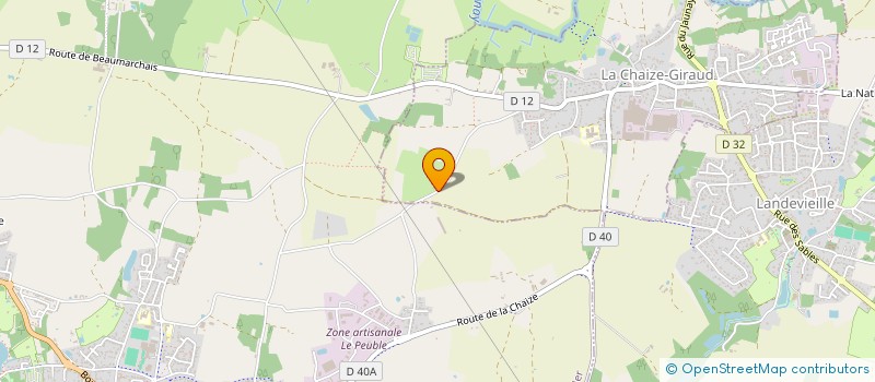 localisation de l'entreprise LE BUIS SUD  LA CHAIZE-GIRAUD