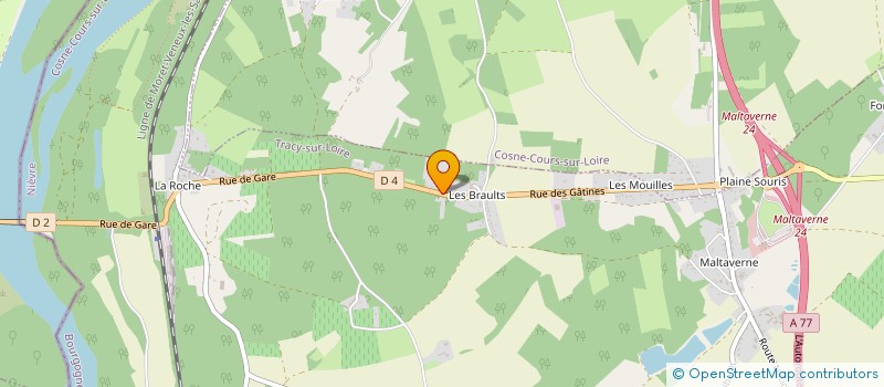 localisation de l'entreprise LE BUISSON à TRACY-SUR-LOIRE
