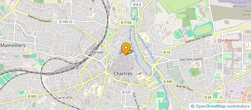 localisation de l'entreprise LE BUISSON ARDENT à CHARTRES