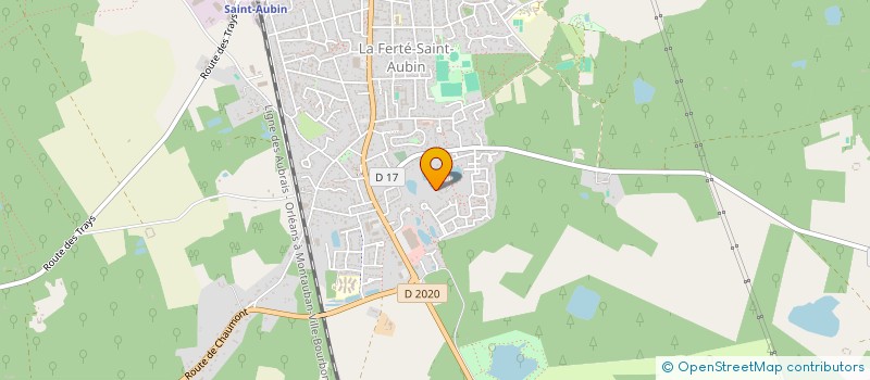 localisation de l'entreprise LE BUISSON DES MADERES  LA FERTE-SAINT-AUBIN