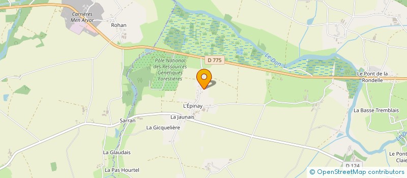 localisation de l'entreprise LE BUISSON DU CARREFOUR à GUEMENE-PENFAO