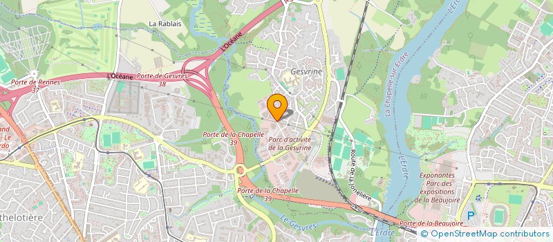 localisation de l'entreprise LE BUISSONNET PRES ROUEN à LA CHAPELLE-SUR-ERDRE