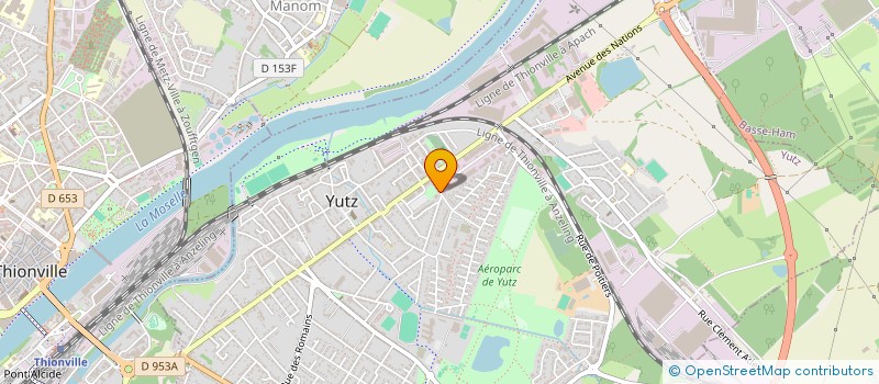 localisation de l'entreprise LE BULL  YUTZ