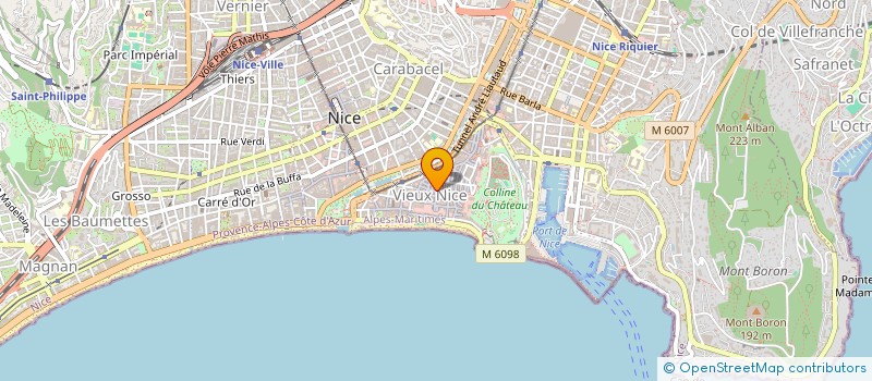 localisation de l'entreprise LE BULL DOG à NICE