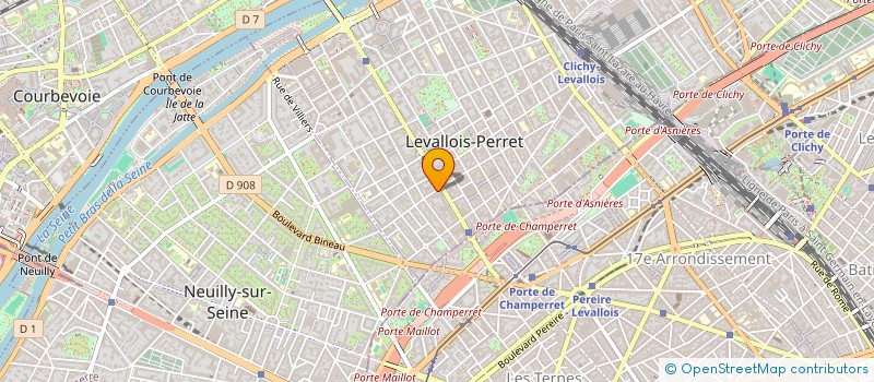 localisation de l'entreprise LE BUN'S à LEVALLOIS-PERRET