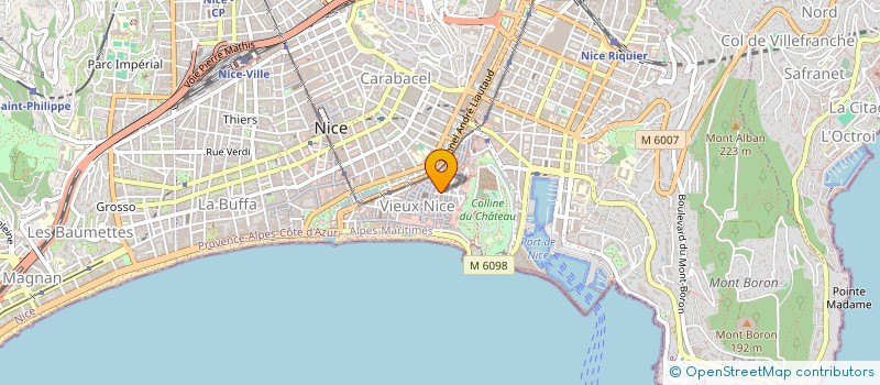 localisation de l'entreprise LE BUNICO 19  NICE