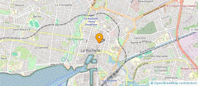 localisation de l'entreprise LE BUNKER DE LA ROCHELLE à LA ROCHELLE