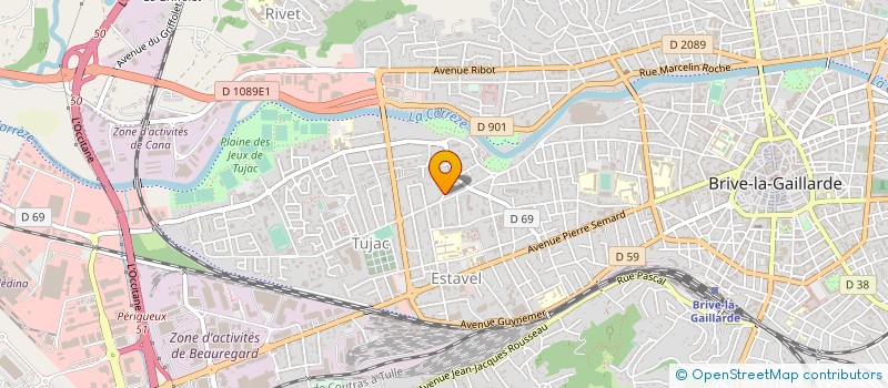 localisation de l'entreprise LE BUREAU à BRIVE-LA-GAILLARDE