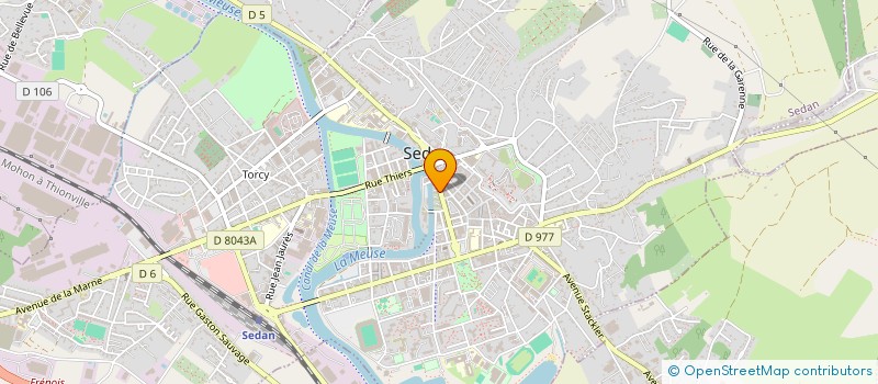 localisation de l'entreprise LE BUREAU  SEDAN