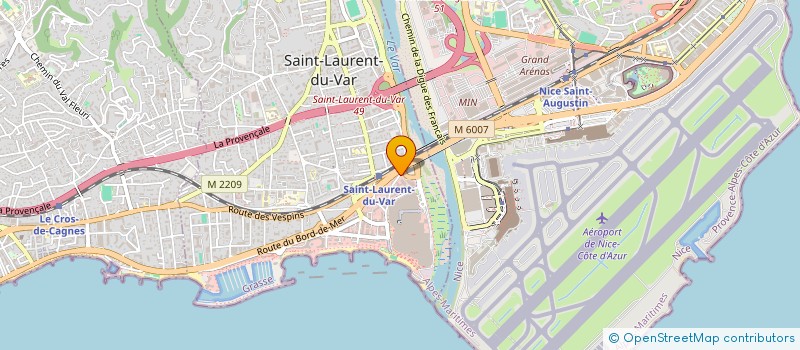 localisation de l'entreprise LE BUREAU à SAINT-LAURENT-DU-VAR