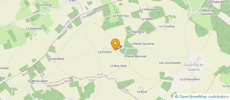 localisation de l'entreprise LE BUREAU D'ETUDE GASTRONOMIQUE  GOURNAY-LE-GUERIN