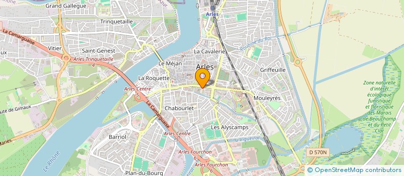 localisation de l'entreprise LE BUREAU D'INVESTIGATION DU REEL  ARLES