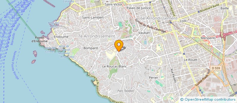 localisation de l'entreprise LE BUREAU DE MARGARET à MARSEILLE