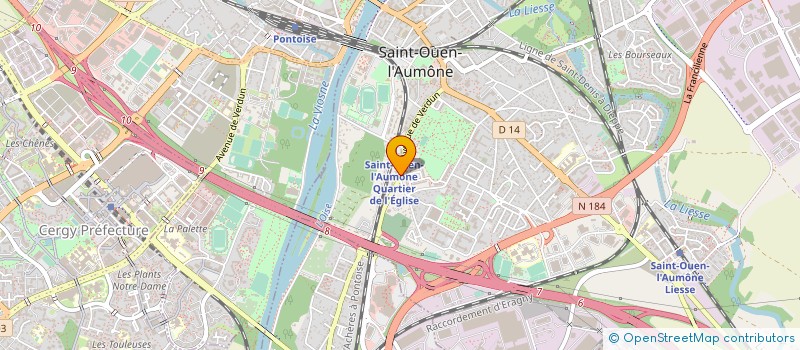 localisation de l'entreprise LE BUREAU DE MARTINE  SAINT-OUEN-L'AUMONE