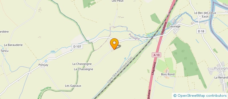 localisation de l'entreprise LE BUREAU DE PROD SARL  PUSSIGNY