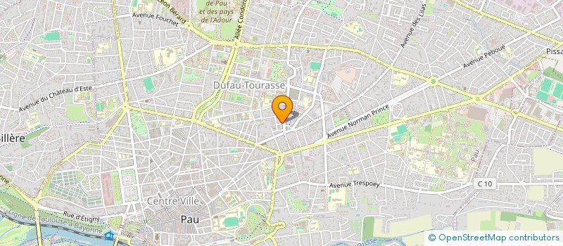 localisation de l'entreprise LE BUREAU DE SAB à PAU