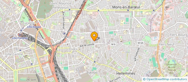 localisation de l'entreprise LE BUREAU DES SPECTACLES à LILLE