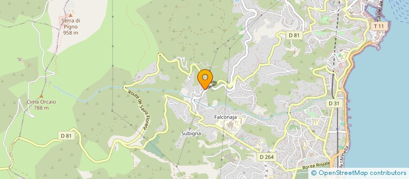 localisation de l'entreprise LE BUREAU DU PROMOTEUR à BASTIA