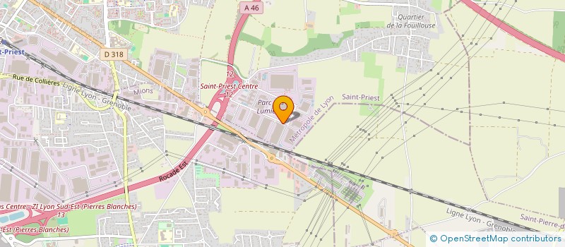 localisation de l'entreprise LE BUREAU EUROPEEN  SAINT-PRIEST