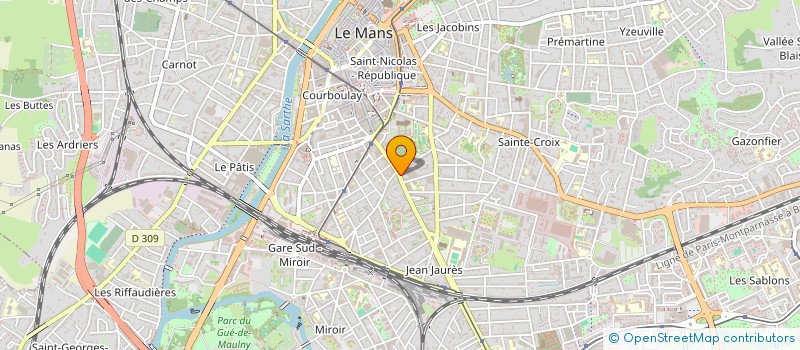 localisation de l'entreprise LE BUREAU EVASION LE MANS  LE MANS