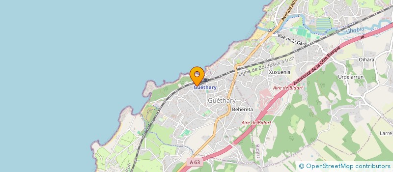 localisation de l'entreprise LE BURGER CLUB  GUETHARY