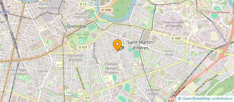 localisation de l'entreprise LE BURMESE BLEU  GRENOBLE