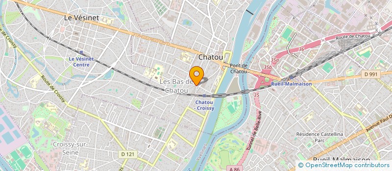 localisation de l'entreprise LE BURON à CHATOU