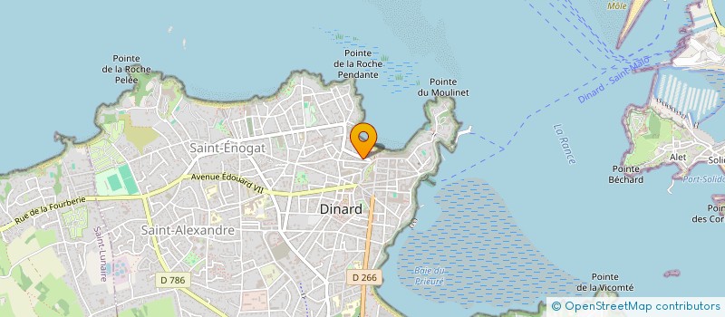 localisation de l'entreprise LE BURON  DINARD