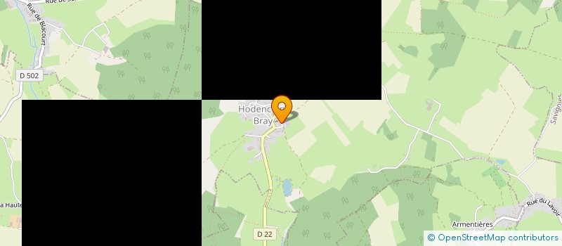 localisation de l'entreprise LE BURON DE TAUVES  HODENC-EN-BRAY