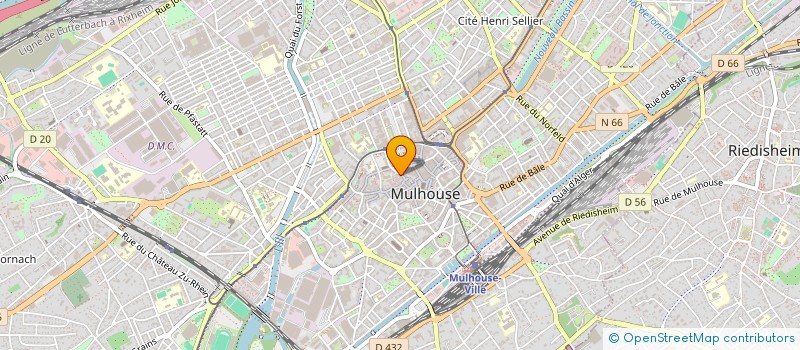 localisation de l'entreprise LE BUS BIS à MULHOUSE