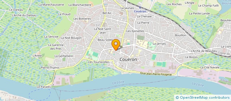 localisation de l'entreprise LE BUS DES VOISINS à COUERON