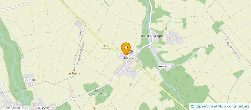 localisation de l'entreprise LE BUSARD  POILLY-SUR-THOLON