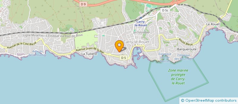 localisation de l'entreprise LE BUT  CARRY-LE-ROUET