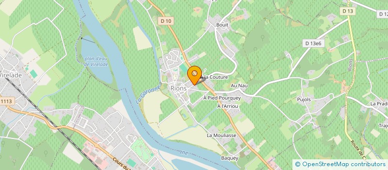 localisation de l'entreprise LE BUVARD  RIONS