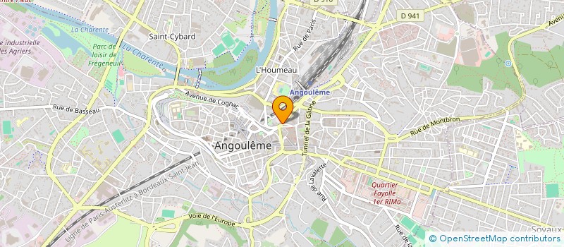 localisation de l'entreprise LE BUVEUR D'ENCRE à ANGOULEME