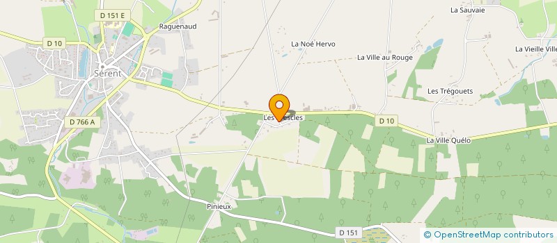 localisation de l'entreprise LE BUZARD  SERENT