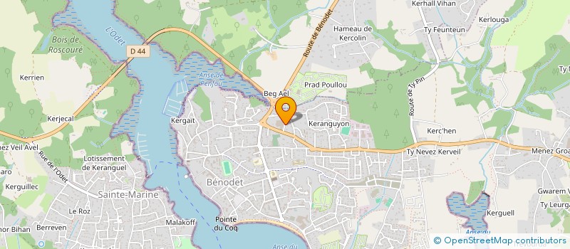 localisation de l'entreprise LE BUZIT  GOUESNACH