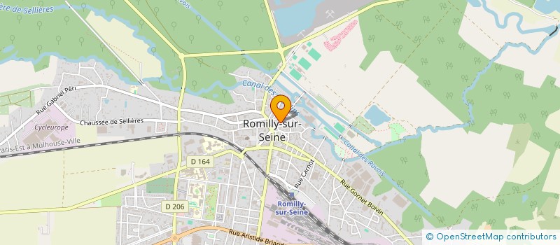 localisation de l'entreprise LE BUZZ COIFFURE  MONTEREAU-FAULT-YONNE