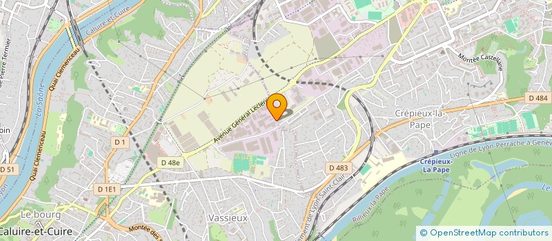 localisation de l'entreprise LE BUZZECRAFT  CALUIRE-ET-CUIRE