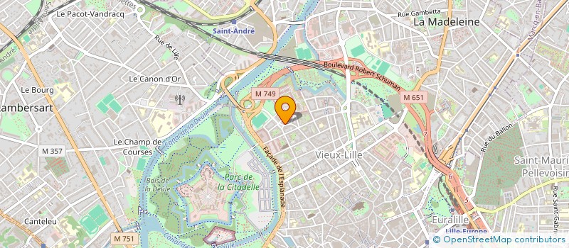 localisation de l'entreprise LE BUZZLE à LILLE