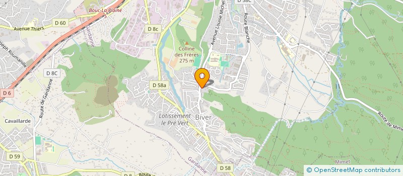localisation de l'entreprise LE BYBLOS à GARDANNE