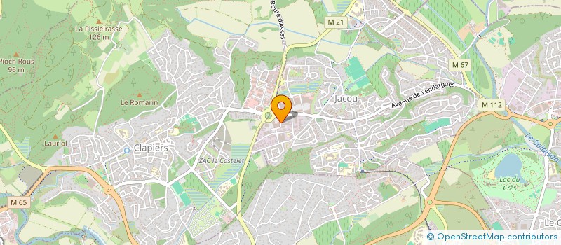 localisation de l'entreprise LE C.M.  JACOU
