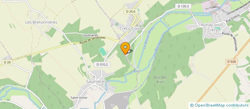 localisation de l'entreprise LE C.O.R.D.D. à CRECY-COUVE