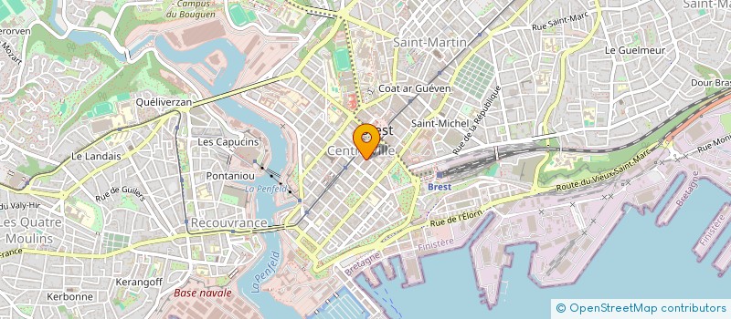 localisation de l'entreprise LE CAB'IMMO  BREST