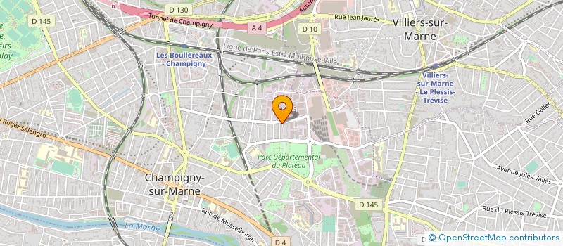 localisation de l'entreprise LE CAB PRESTIGE à CHAMPIGNY-SUR-MARNE