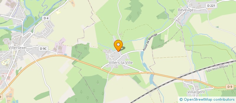 localisation de l'entreprise LE CABA'DON COMTOIS  VILLERS-LA-VILLE